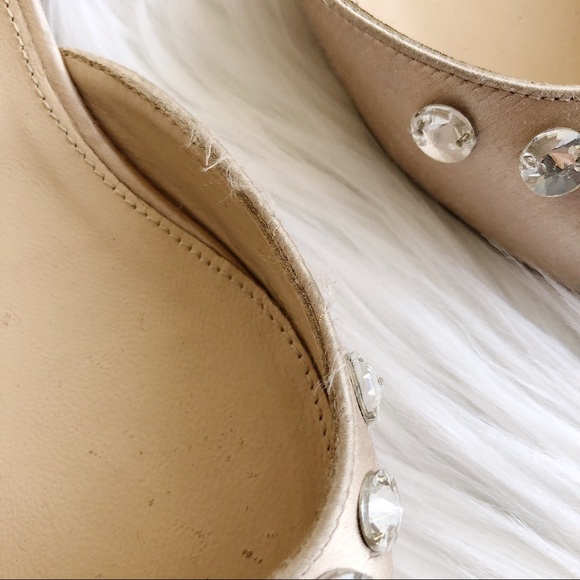 J.Crew jeweled satin flats - Picture 2 of 7